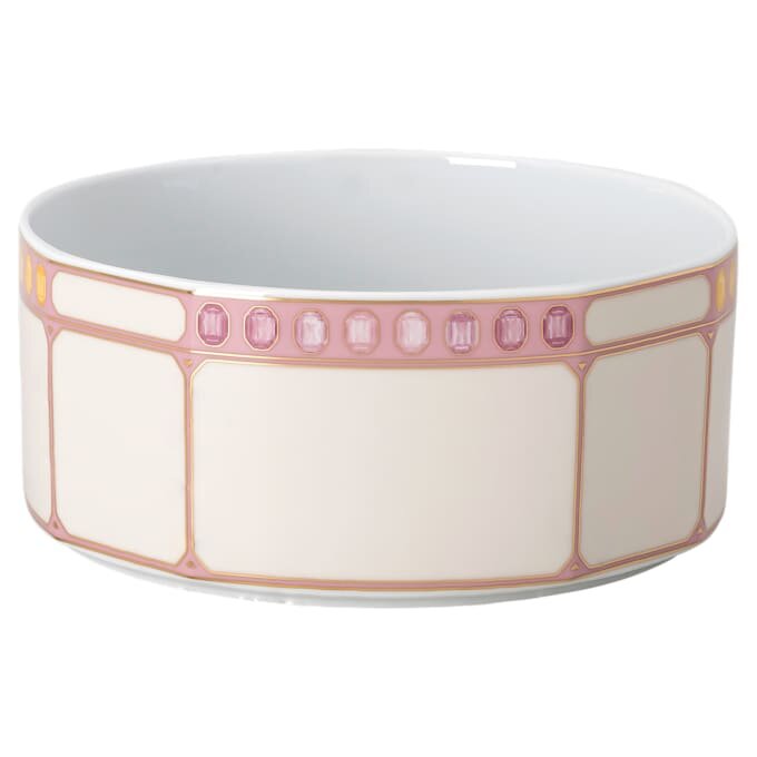 Taça Idyllia em porcelana, com motivo em cristal, cor de limão, pequena, multicolorida Taça Idyllia em porcelana, com motivo em cristal, cor de limão, pequena, multicolorida