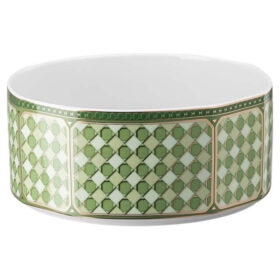 Taça Signum em porcelana, pequena, verde