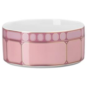 Tigela de cereais Signum em porcelana, rosa