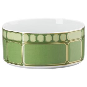 Tigela de cereais Signum em porcelana, verde