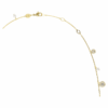 Una Angelic Strandage Crystal Pearl, corte redondo, branco, banhado a ouro Una Angelic Strandage Crystal Pearl, corte redondo, branco, banhado a ouro