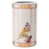 Vaso Idyllia em porcelana, com motivo de cristal, pássaro, multicolorido Vaso Idyllia em porcelana, com motivo de cristal, pássaro, multicolorido