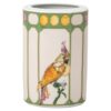Vaso Idyllia em porcelana, com motivo em cristal, cacatua, pequeno, multicolorido Vaso Idyllia em porcelana, com motivo em cristal, cacatua, pequeno, multicolorido