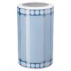 Vaso Signum em porcelana, azul Vaso Signum em porcelana, azul