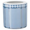 Vaso Signum em porcelana, largo, azul Vaso Signum em porcelana, largo, azul
