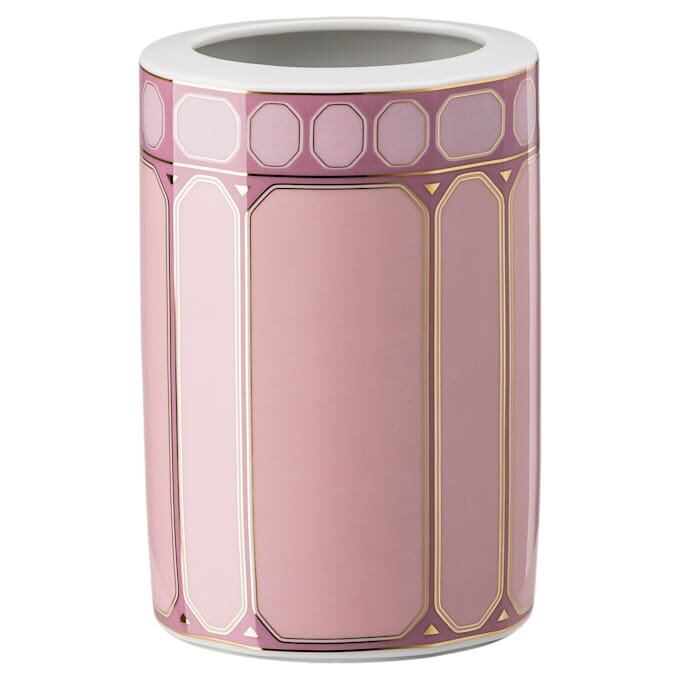 Vaso Signum em porcelana, médio, rosa Vaso Signum em porcelana, médio, rosa
