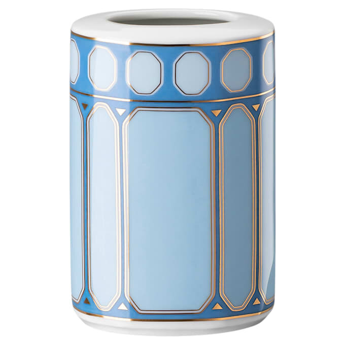 Vaso Signum em porcelana, pequeno, azul Vaso Signum em porcelana, pequeno, azul